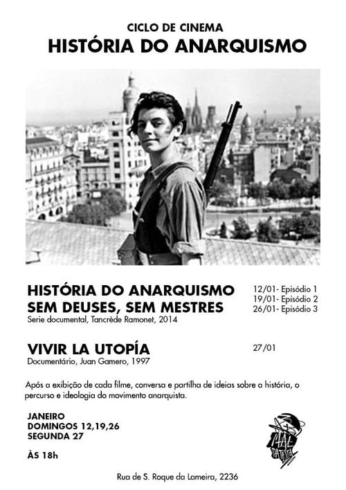 Ciclo de cinema Historia do Anarquismo