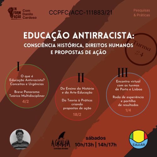 Educação antirracista: consciência histórica, direitos humanos e propostas de ação Org.: Grupo EducAR