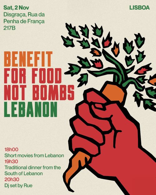 Benefit for Food not Bombs Lebanon