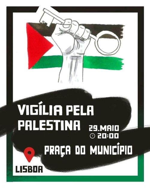 Vigília pela Palestina Lisboa