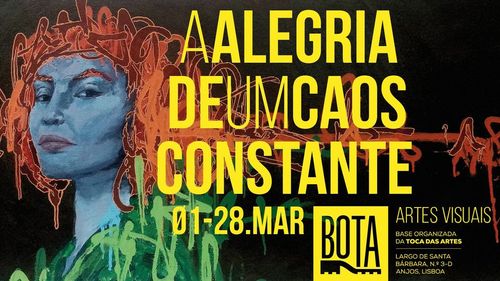 A ALEGRIA DE UM CAOS CONSTANTEOzeArv inaugura nova exposição a 1 de Março