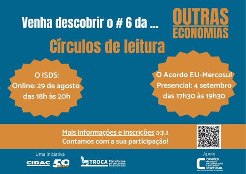 Outras Economias #6: Círculo de leitura sobre o Acordo UE-Mercosul