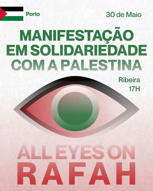 Manifestação em Solidariedade com a Palestina 