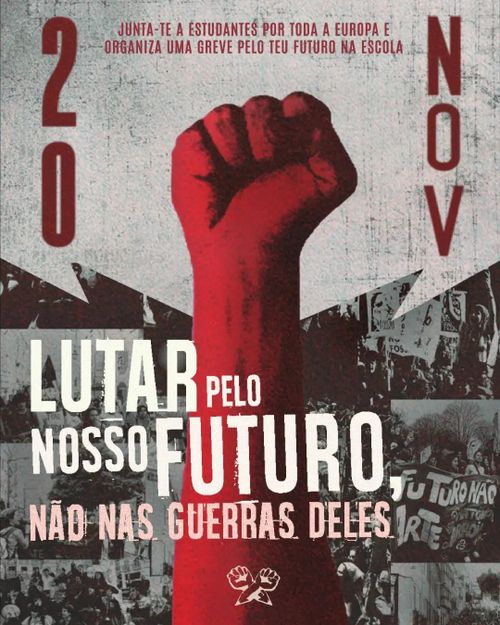 Vamos lutar pelo nosso futuro, não nas guerras deles!