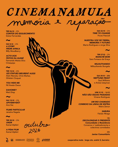 || CINEMANAMULA || MEMÓRIA E REPARAÇÃO 
~ Perpectivas Anticoloniais e Decoloniais ~