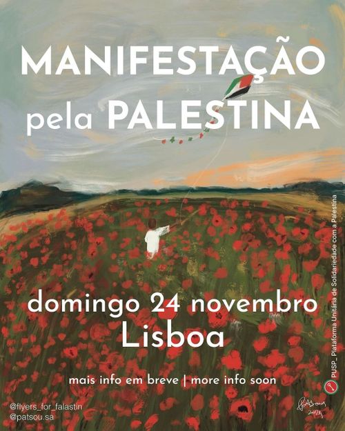 Manifestação pela Palestina