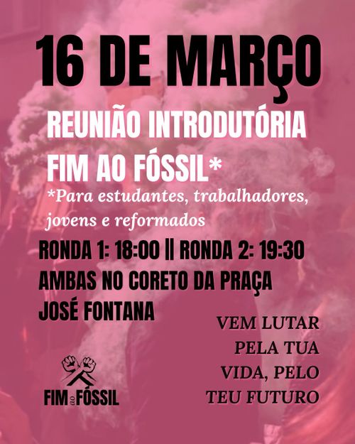Reunião Introdutória Fim ao Fóssil