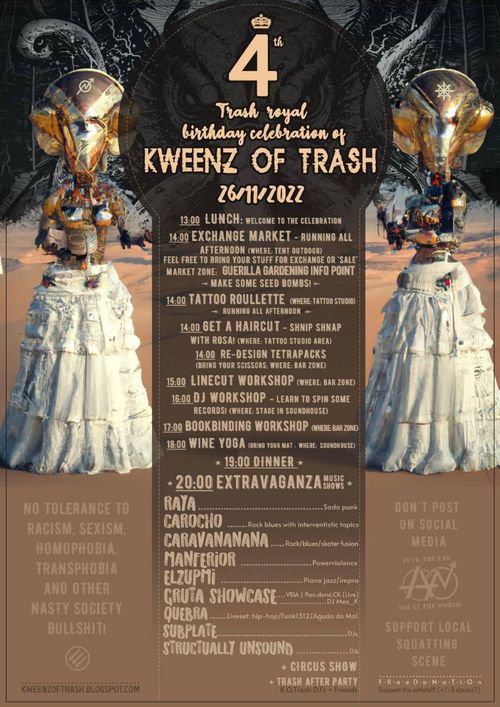 4th Trash royal birthday celebration of kweenz of trash