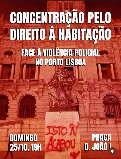 Concentração pelo direito à Habitação