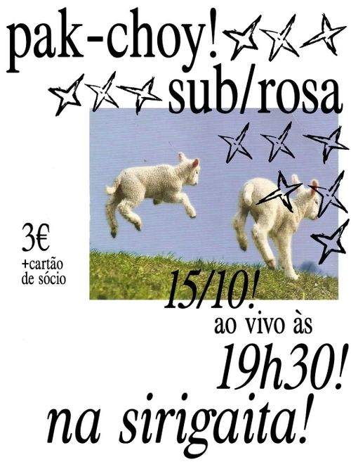 pak-choy! sub/rosa