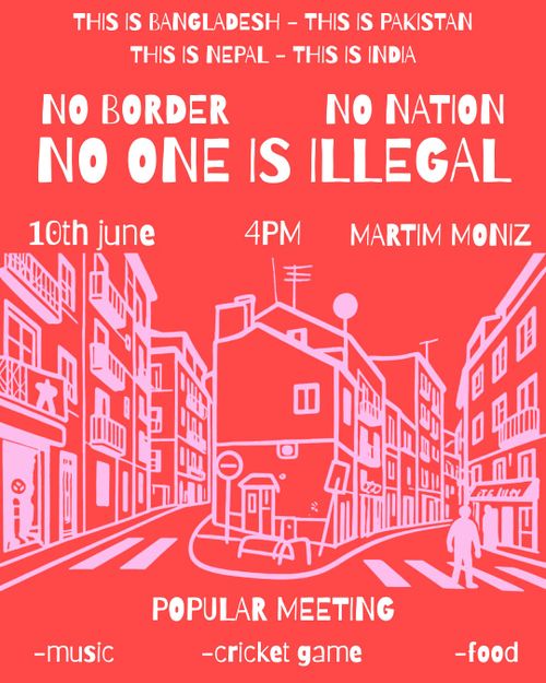 No Borders! No Natios! No One Is Illegal!