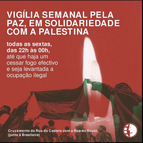 Vigília em Solidariedade com a Palestina