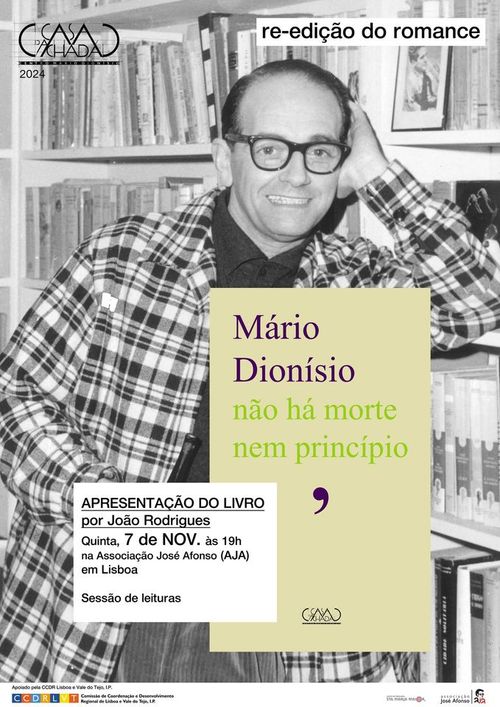 Apresentação Não há morte nem princípio, de Mário Dionísio