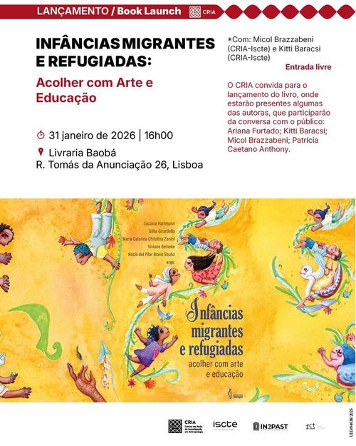 Lançamento do livro  "INFÂNCIAS MIGRANTES E REFUGIADAS: ACOLHER COM ARTE E EDUCAÇÃO"