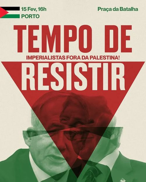 Tempo de Resistir: Imperialistas fora da Palestina!Pre