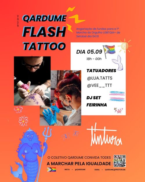 Qardume Flash Tattoo no Tintura