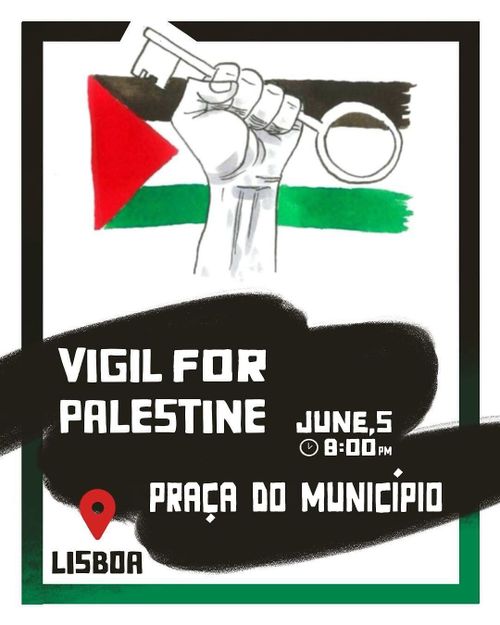 Vigília pela Palestina - Lisboa