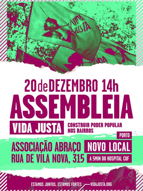 Assembleia Vida Justa - Construi Poder Popular nos Bairros