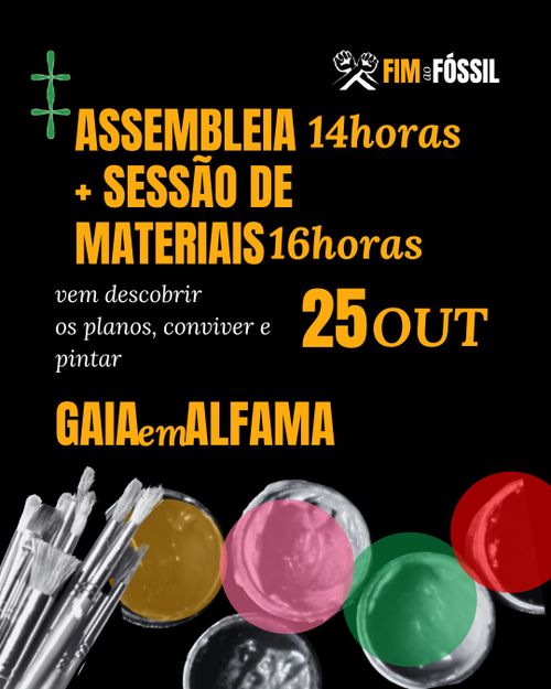 Assembleia | Sessão de Materiais & Convívio pelo Fim ao Fóssil