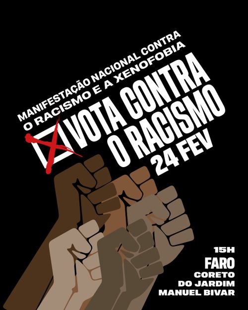 Manifestação Nacional contra o Racismo e a Xenofobia // National demonstration against racism and xenophobia - Faro