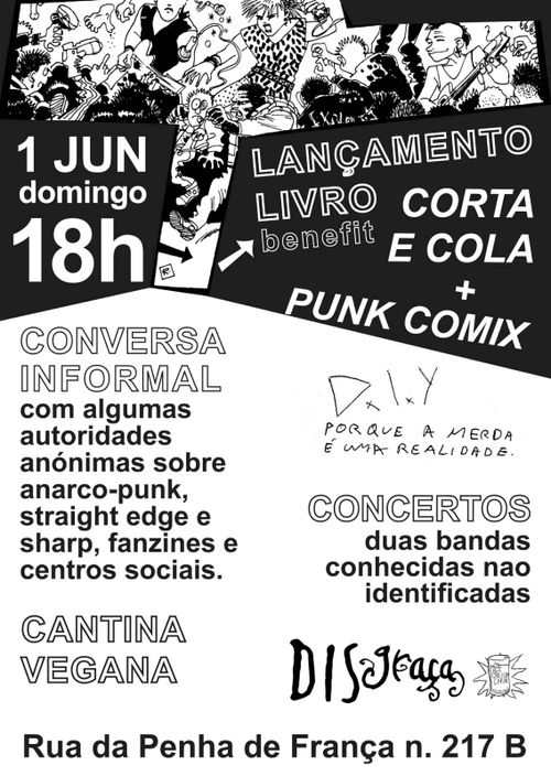 [concertos + launch] "Punk Comix" + "Corte-e-Cola" by chilli com carne