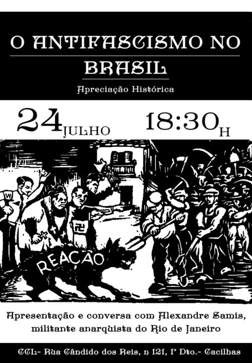 Antifascismo no Brasil (apreciação histórica) com Alexandre Samis