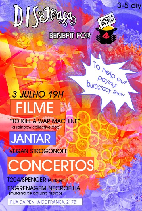 [film + cantina + concertos] Cozinha Migrante dos Anjos Benefit
