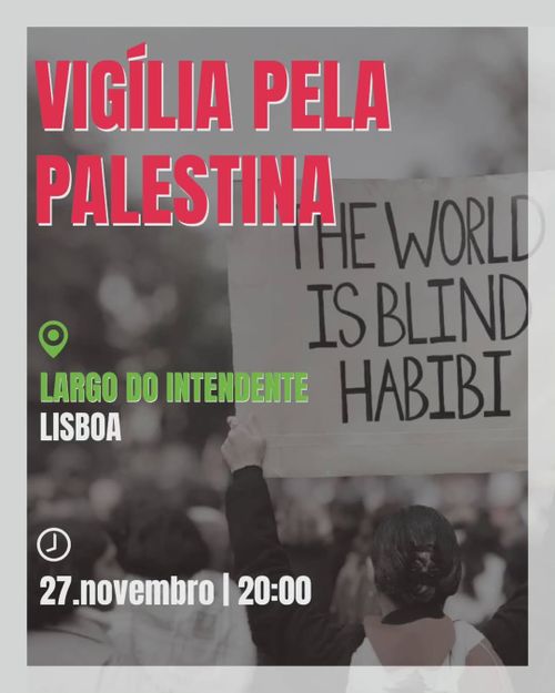 Vigília pela Palestina - Lisboa