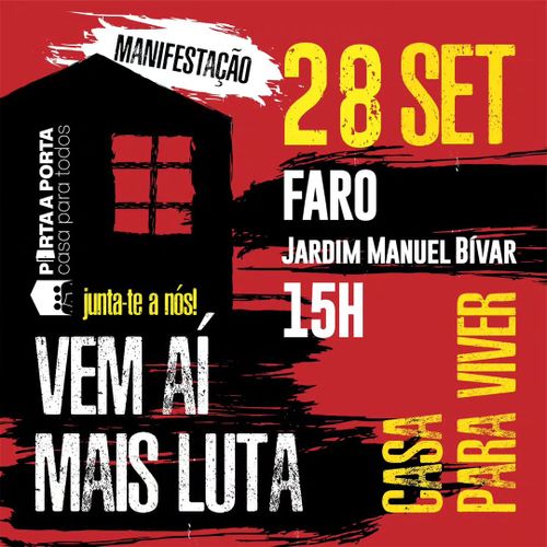 Manifestação Casas para Viver - Faro