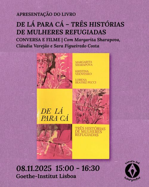 Apresentação do livro De Lá Para Cá – Três histórias de mulheres refugiadas