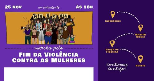 Marcha pelo Fim da Violência contra as Mulheres 2022
