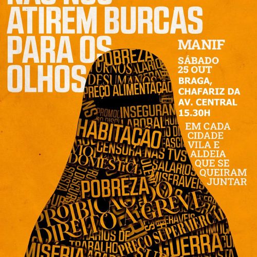 Manifestação “Não nos Atirem Burkas para os Olhos” - Braga