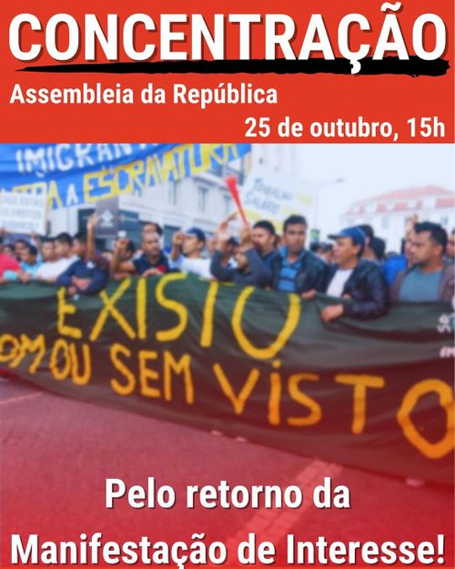 Concentração "Pelo Retorno da Manifestação de Interesse!"