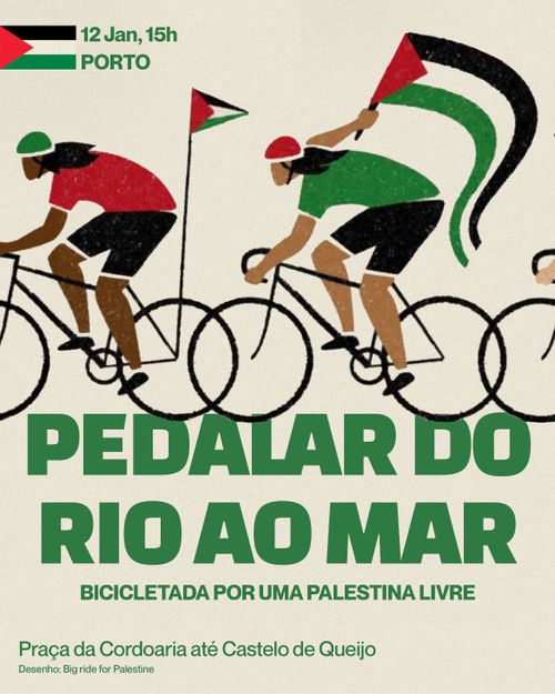 Pedalar do rio ao mar - Palestina livre