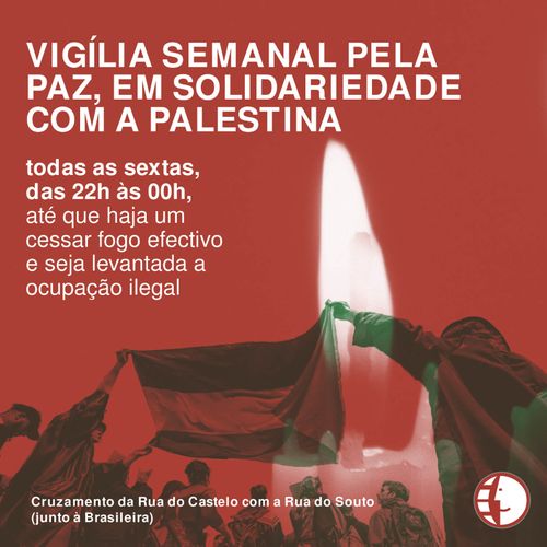 Vigília em Solidariedade com a Palestina