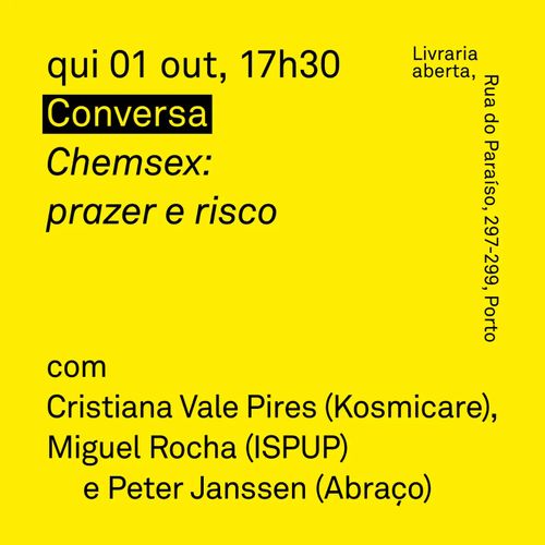 Conversa: Chemsex: prazer e risco