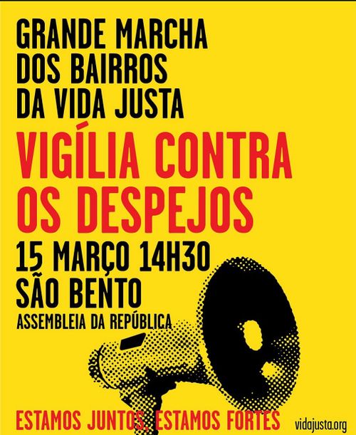 Vigília Contra Despejos 