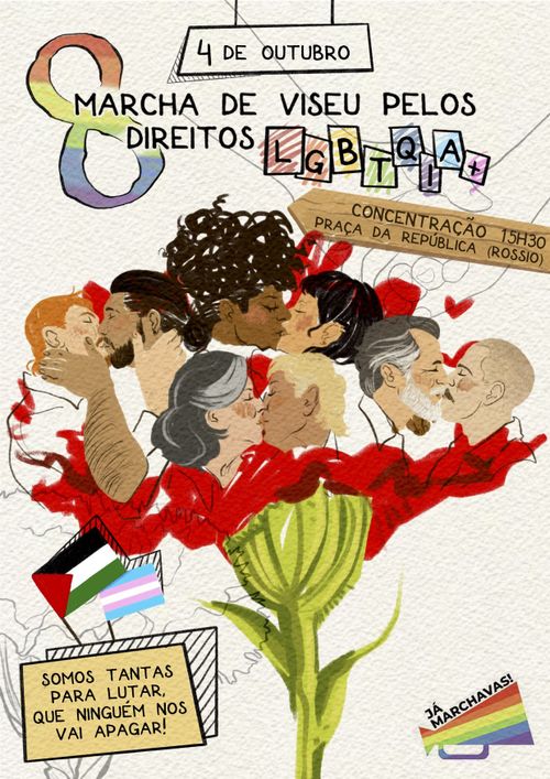  8.ª Marcha de Viseu Pelos Direitos LGBTQIA+