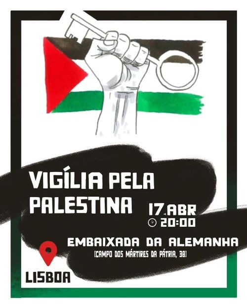 Vigilía pela Palestina