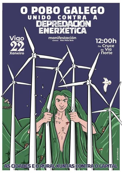 O Pobo Galego Unido contra a depredación enerxética