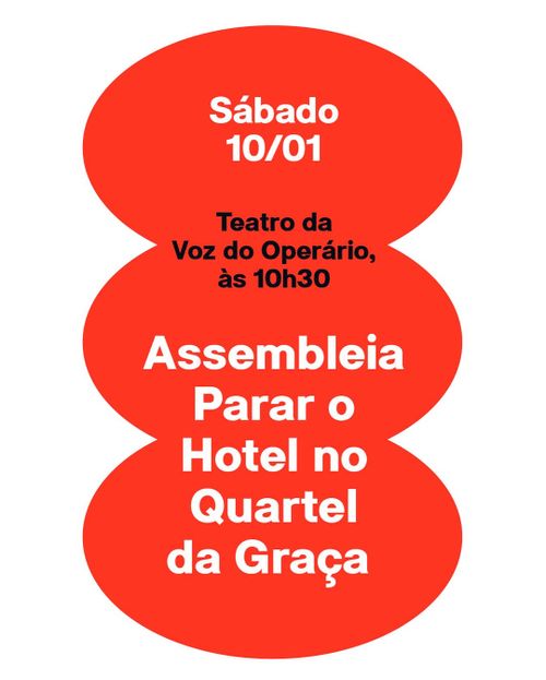 Assembleia Para o Hotel no Quartel da Graça