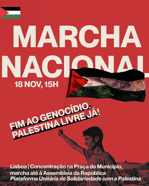 Marcha Nacional - Fim ao Genocídio, Palestina livre já