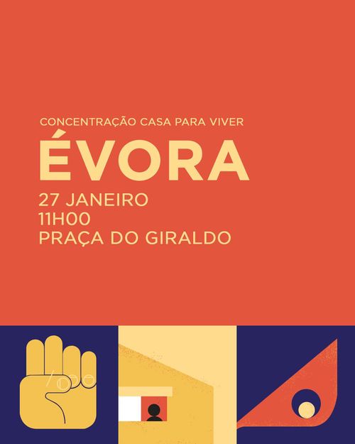 Concentração Casa para Viver Évora 