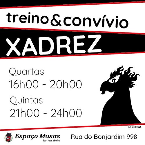 Xadrez - Treino e convívio