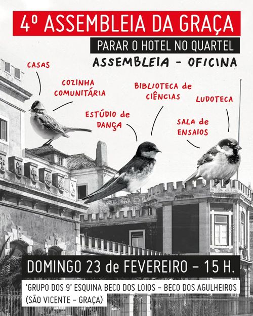 4º Assembleia da Graça - Parar o Hotel no Quartel