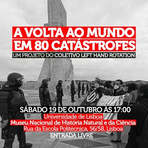 Apresentação do livro "A Volta ao Mundo em 80 Catástrofes "